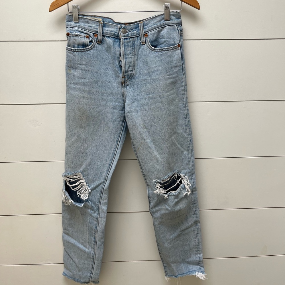 Levi’s Wedgie Jeans with rips